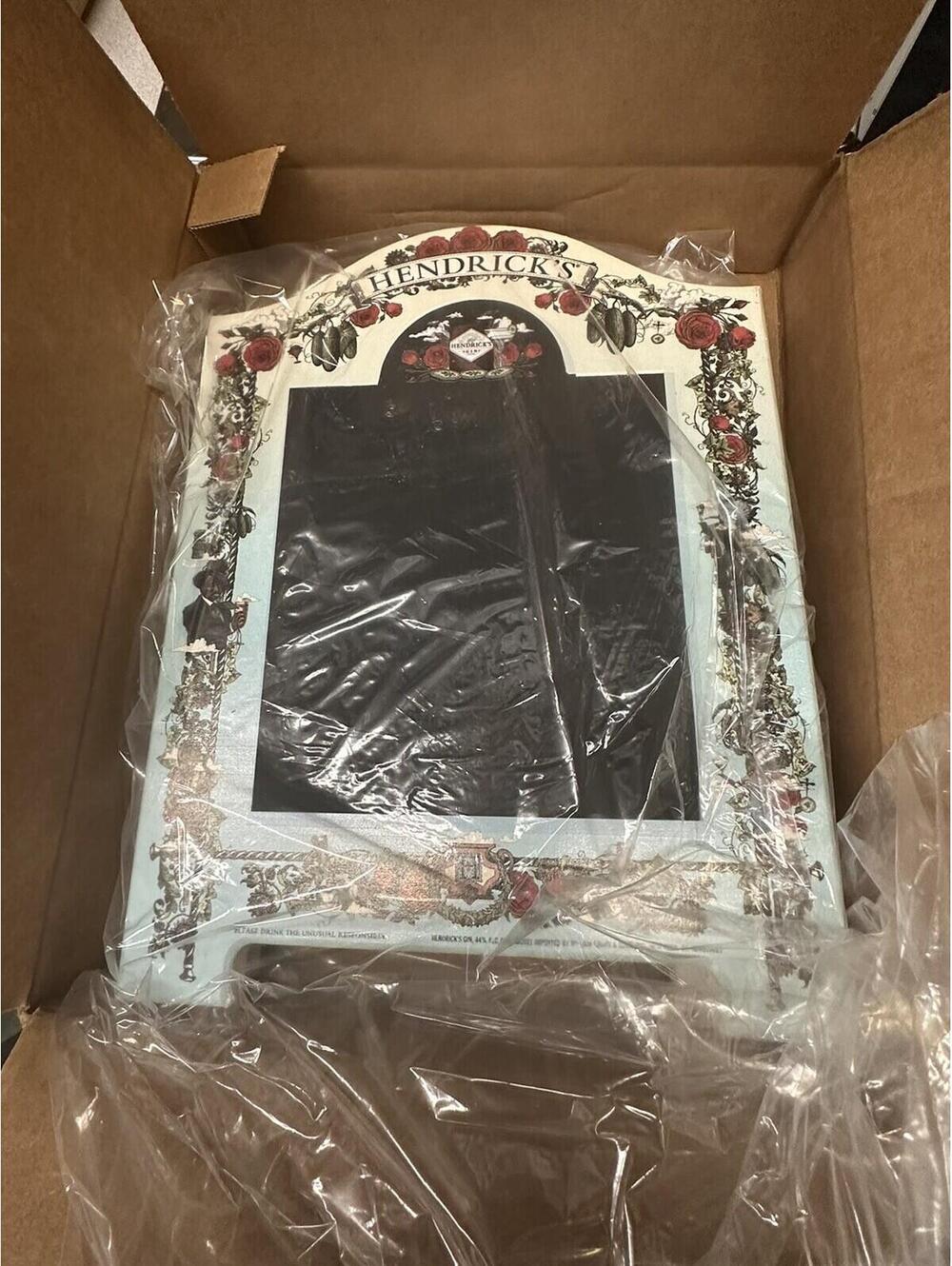 Hendrick's Gin , Mini Tabletop Chalkboard Sign, New